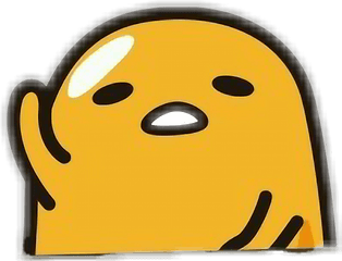 Download Hd Gudetama Sticker - Cute Japanese Cartoon Png