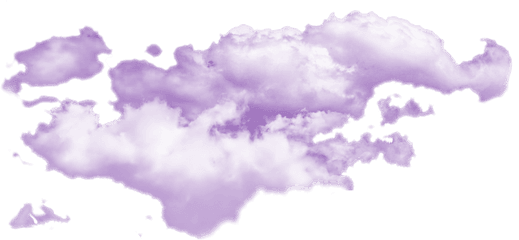 Purple Cloud Png Transparent Collections - Blue Clouds Transparent Background