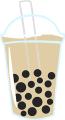 Milk Tea Boba Transparent Png Clipart - Boba Tea Drawing Png