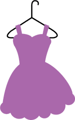 Clip Art Dress Clothing Clothes Hanger - Clothes With Hanger Clipart Png