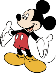 Mickey Mouse Logo Png Transparent Svg - Logo Mickey Mouse