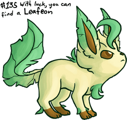 Leafeon - Green Leafeon Png