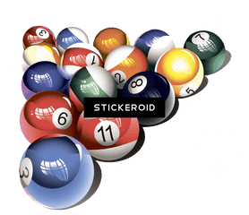 Transparent Pool Balls Png Clipart - Pool Balls Png