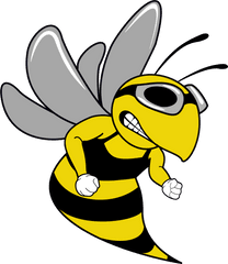 Swim Team Hornet Mascot - Hornet Mascot Png