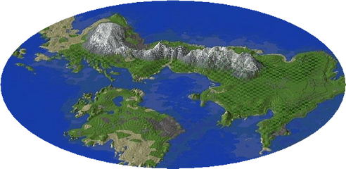 Game - Minecraft Britain Map Png