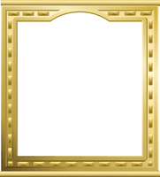 Golden Frame PNG Image High Quality