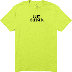 Just Blessed - Neon Green Tshirt Smithsonian American Art Museum Png