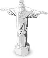 Christ Txe0U Of Jesus Redeemer As Vector - Free PNG