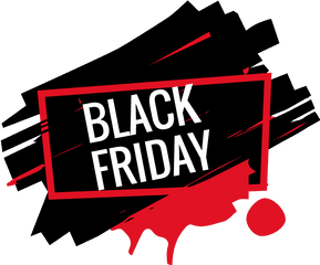 Modern Black Friday Sticker - Shoe Street Png