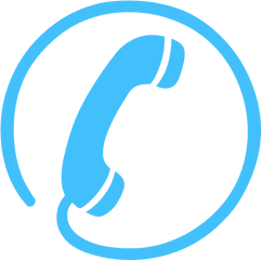 Phone - Icon Blue Phone Png