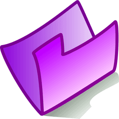 Folder Icon Purple - Free Vector Graphic On Pixabay Clipart Purple Folder Png