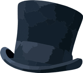 Patriotic Clipart Top Hat Transparent - Drawn Top Hat Png