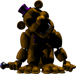 Fnaf Golden Freddy Png Transparent - Transparent Golden Freddy Png