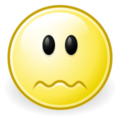 Sad Face - Alan Fitness Worried Face Png