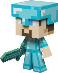 Minecraft Diamond Steve 6 - Minecraft Steve Diamond Armor Png