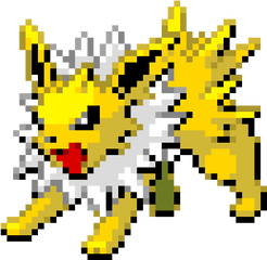 Jolteon - Cross Stitch Patterns Jolteon Png