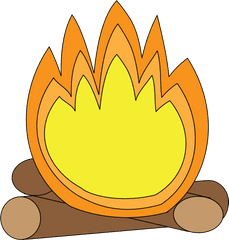 Campfire - Camp Cartoon Transparent Png