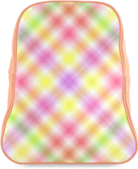 Pastel Rainbow Tartan Plaid - Pattern Png