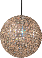 Crystorama Genesis Disco Ball Pendent Light Chandelier - Ceiling Fixture Png