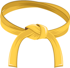 Taekwondo Belts Belt Meaning - Yellow Belt Six Sigma Png