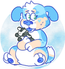 Download My Blues Clues Oc Baby Blue Puppy Sheu0027s Shy And - Clues Oc Png