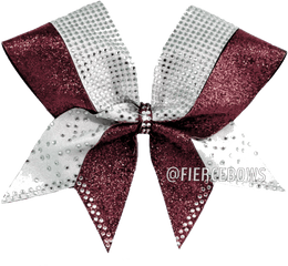 Hit The Town Glitter And Rhinestone Bow - Lace Png