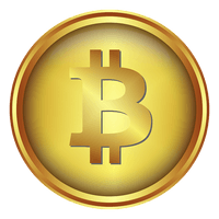 Currency Bitcoin Digital PNG File HD