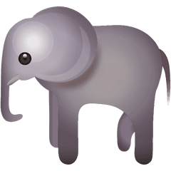 Elephant Emoji Free Icon HQ - Free PNG