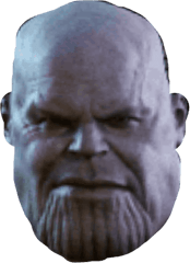 Thanos Face Transparent Png Clipart - Thanos Face Png