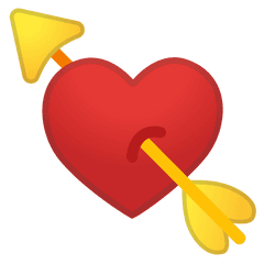 Love Emoji Icons - Cuore Con Freccia Png