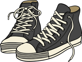 Converse Black Shoes HQ Image Free - Free PNG