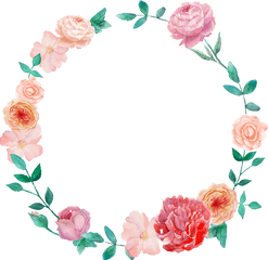 Flower Wreath Transparent Png Clipart - Watercolor Wreath Clipart Free