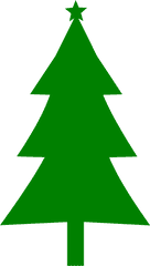 Music Clipart Christmas - Christmas Tree Outline Png