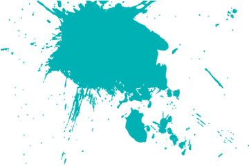 Download Hd Paint Slash Png - Teal Paint Splatter Png Paint Splatter