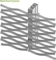 Proteus Sc Expanded Metal Mesh Facades - Expanded Metal Mesh Details Png