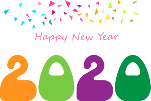 New Year Text Font Number For Happy 2020 Party Near Me - Free PNG