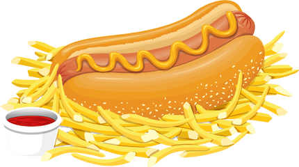 Hot Dog Png Transparent File - Junk Food Png Clipart