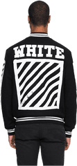 Off - Off White Brushed Diagonal T Shirt Png