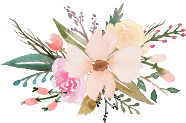 Download Flower Bouquet - Watercolour Flower Clipart Free Free Floral Clip Art Png