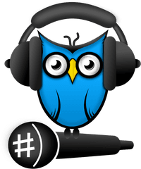 Owlheadphonesbird Png Clipart - Royalty Free Svg Png Headphones And Microphone Clip Art