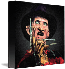 Freddy Krueger By Zapista - Jason And Freddy Krueger Png