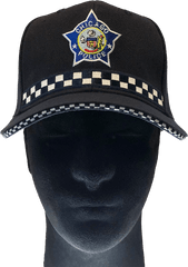 Chicago Police High Crown Baseball Cap - Police Uniform With Cap Png