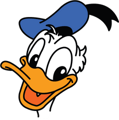 Donald Duck Drawing Step By - Donald Duck Easy Drawing Png