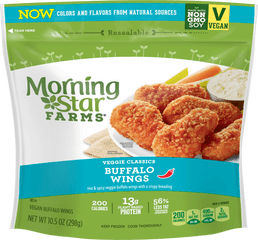 Vegan Buffalo Wings Png Free - Morning Star Buffalo Wings