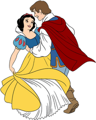 Seven Dwarfs Iphone 6 Plus Character Clip Art - Snow White Prince Carry Snow White Png