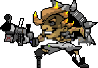 Junkrat Pixelart - Junkrat Pixel Art Png