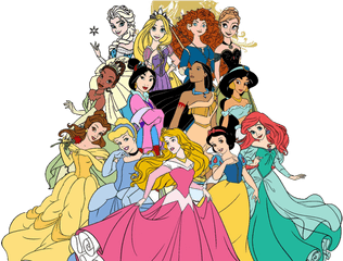 Cinderella Clipart Sleeping Beauty - Disney Princesses Including Frozen Png