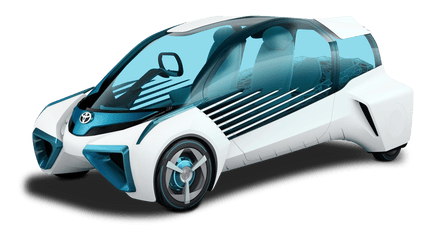 Toyota Fcv Plus White Car Png Image - New Toyota Futuristic Car