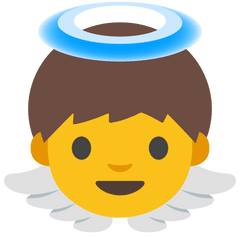 Baby Angel Emoji - Anjinho Emoji Png