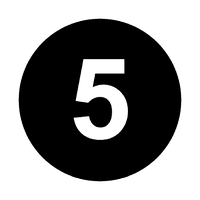 Black Number PNG Download Free